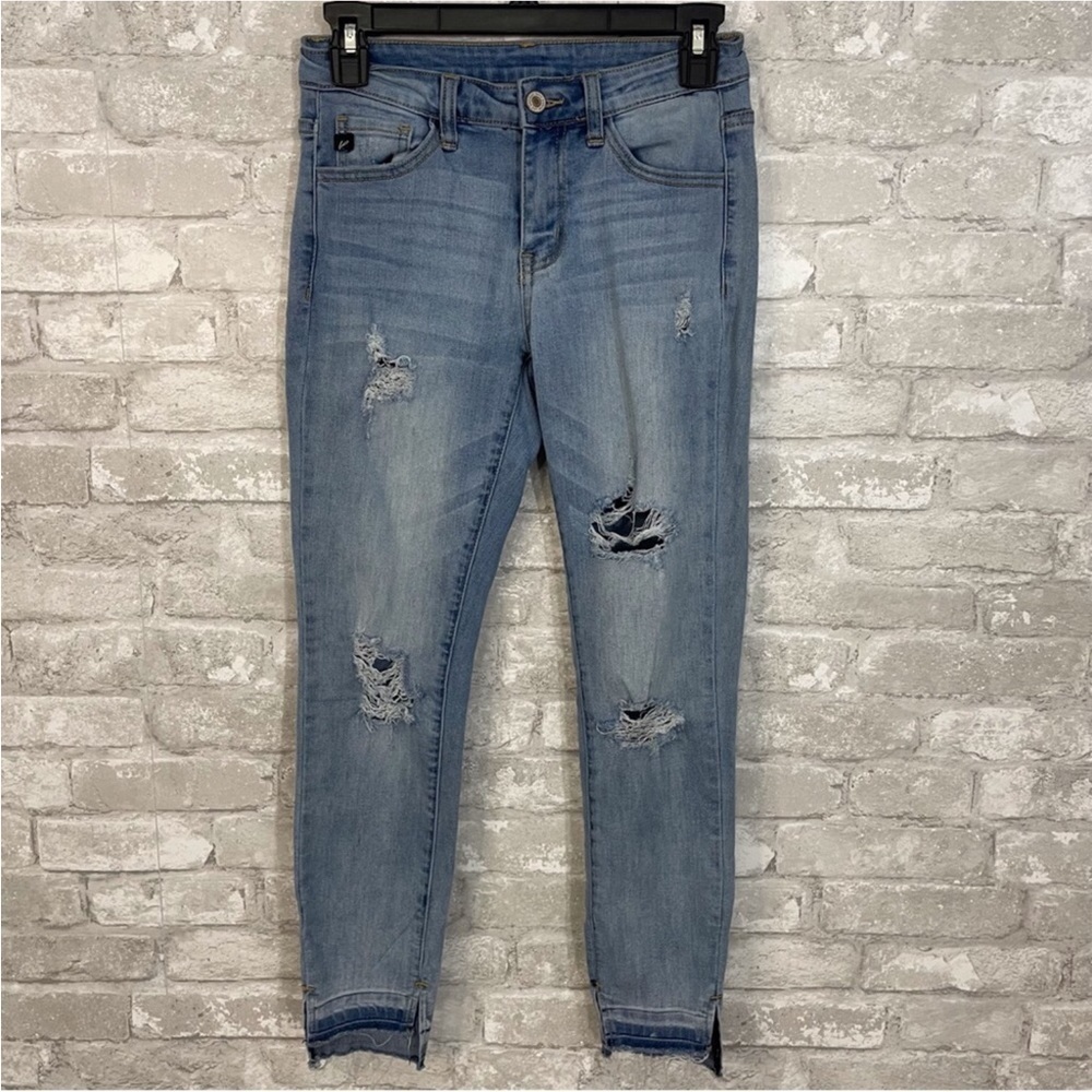 Kancan Skinny Distressed Jeans